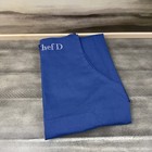 Williams Sonoma Classic Solid Adult Apron Bright Blue Cooking Monogrammed Read