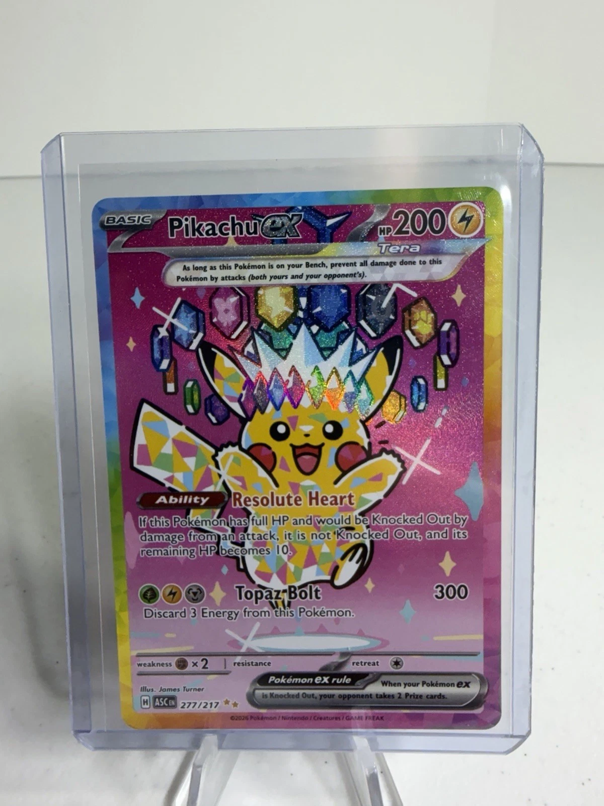 Pikachu ex - Ascended Heroes #277 Price & Value ($307.87) | PokeScope