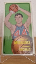 Top Topps 1970-71 NBA Basketball Forward Wally Anderzunas Cincinnati Royals #21