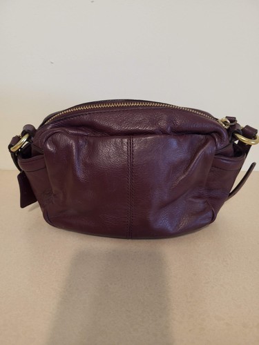 Coach Leather Burgandy Crossbody Bag #25150 - Picture 6 of 7