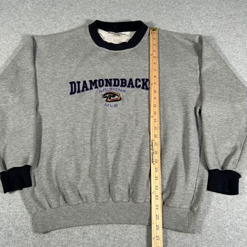 Sudadera De Colección Lee Sport Arizona Diamondbacks Cuello Redondo Para Hombre L Gris EE. UU. 90s - Imagen 5 de 8