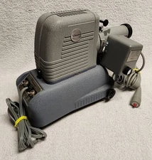 Vintage Viewlex V-25-P Motor Fan Cooled Filmstrip Slide Projector Tested Works