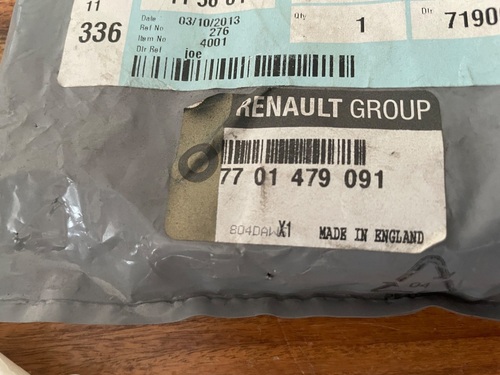 Renault Megane 3 Laguna 3 NEW GENUINE fuel rail blanking kit 7701479091 6G2 - Picture 6 of 6