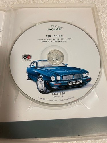 Jaguar XJR 1995-1997  Factory Parts and Service Manual JHM1127 disc - Picture 2 of 3