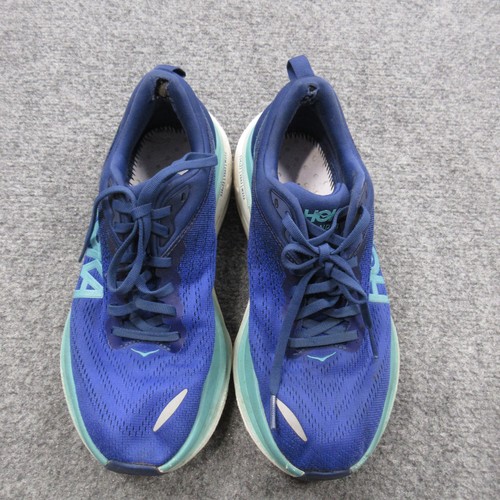 Hoka Bondi 8 Shoes Womens Size 8 Blue Green Running Max Cushion Road Sneakers - Picture 11 of 23