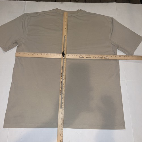 T-shirt ufficiale United Airlines Aeroporto Rampa Piombo Adulto XL Tan Vintage Rara - Foto 7 di 9