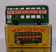 Vintage Matchbox No 74 with Box NM/Mint Daimler Bus