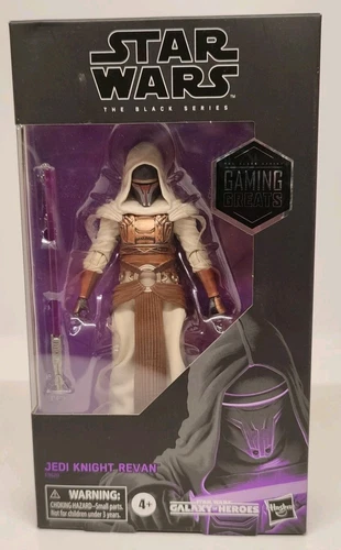 STAR WARS BLACK SERIES ✧ JEDI KNIGHT REVAN ✧ 6" GAMING GREATS FIGURE MISB CN