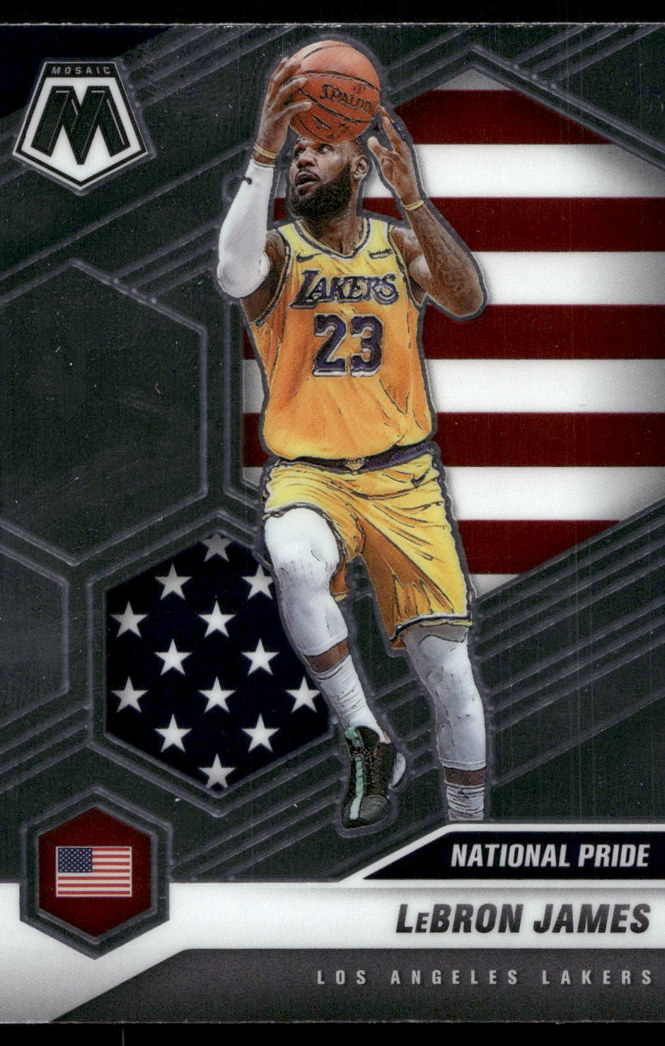 2020-21 Panini Mosaic #247 LeBron James