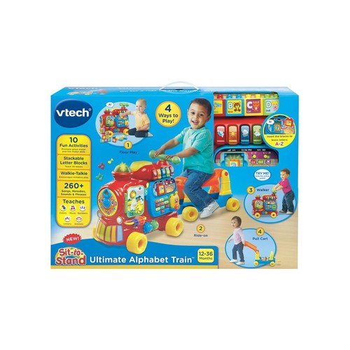 VTech Sit-to-Stand Ultimate Alphabet Train Transforms to Walker Lights Sounds - Afbeelding 2 van 4