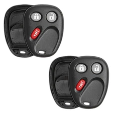2 Key Fob Remote Shell Case Replacement for Chevrolet GMC 15008008 15008009