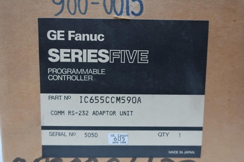 Ge Fanuc IC655CCM590A Series Five Comm Rs232 Adapter Unit - Picture 7 of 8