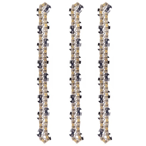 3 Sägeketten Halbmeißel 30cm 3/8" 1,1 mm 45 TG passend für Dewalt DCM565 - Picture 1 of 11