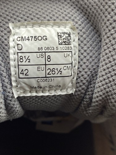 Vintage New balance 475 All Terrain Trail sneakers CM475OG Orange Gray Men 8.5 D - Picture 12 of 12