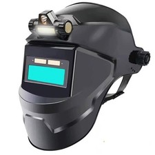 New Welding Helmet Solar Powered Auto Darkening, Large View, True Colors