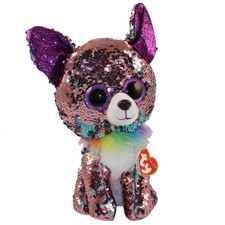 TY Flippables Sequin Plush - YAPPY the Chihuahua Dog (Medium - 10 inch) MWMTs