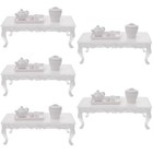  5 Sets Puppenhaus Möbel Puppenhausmöbel-set Kleine Spielzeuge Mini -Teetasse