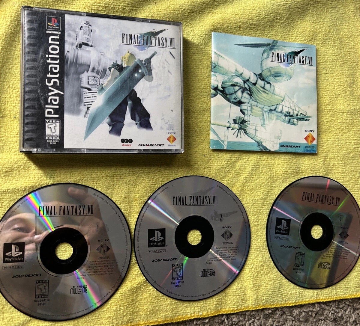 Final Fantasy VII 7 (SONY PlayStation 1) PSOne PSX PS1 2