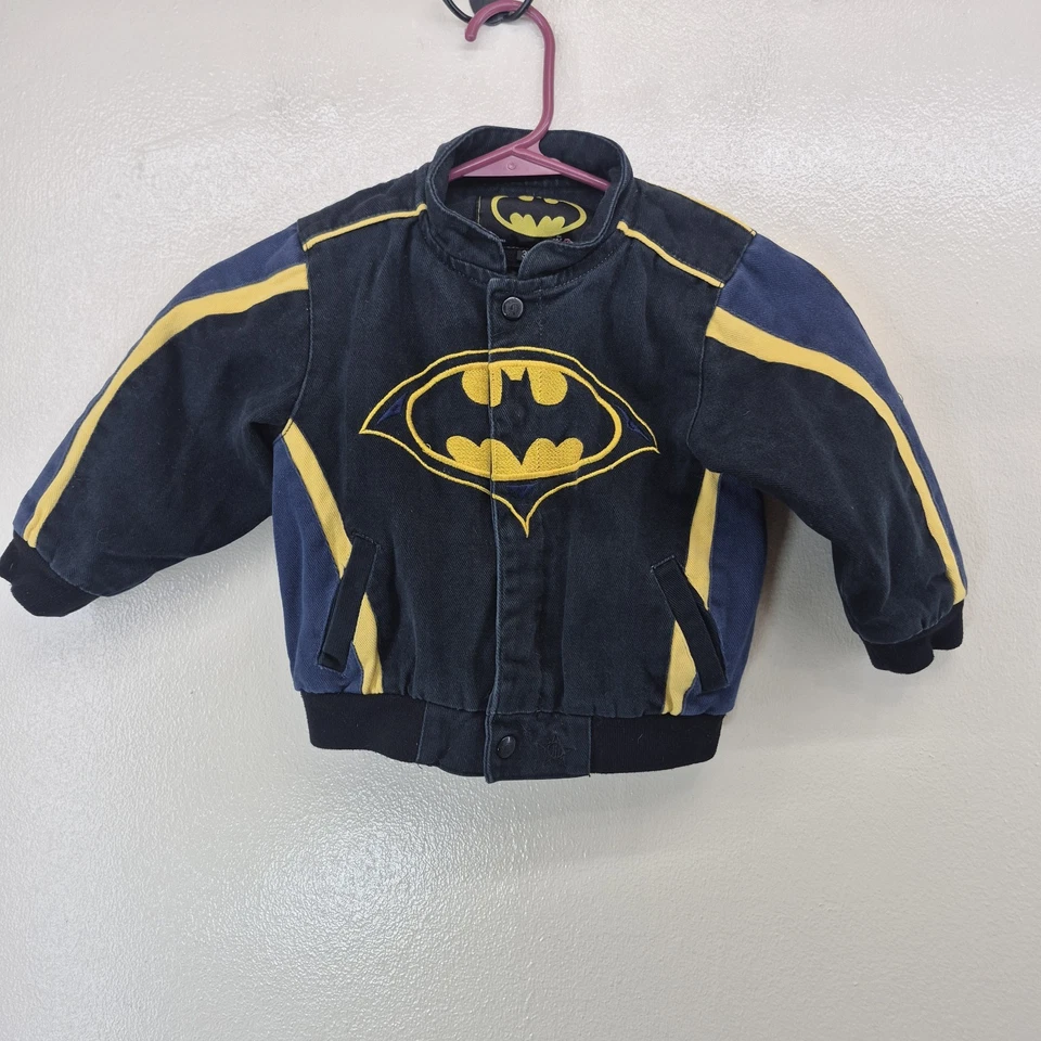 Chaqueta Batman JH Design Talla 3T Bordada Foto 3 de 4