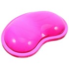 Komfortables Silikon-Mauspad mit Handgelenkauflage, transparentes Herz-Design