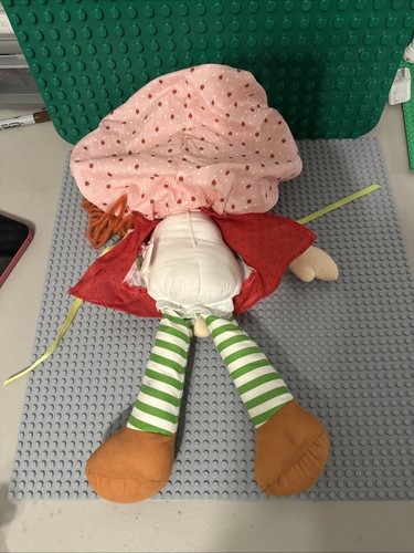 Vintage Strawberry Shortcake 16 Zoll Stoffpuppe Retro 1980er Plüsch - Bild 7 von 11