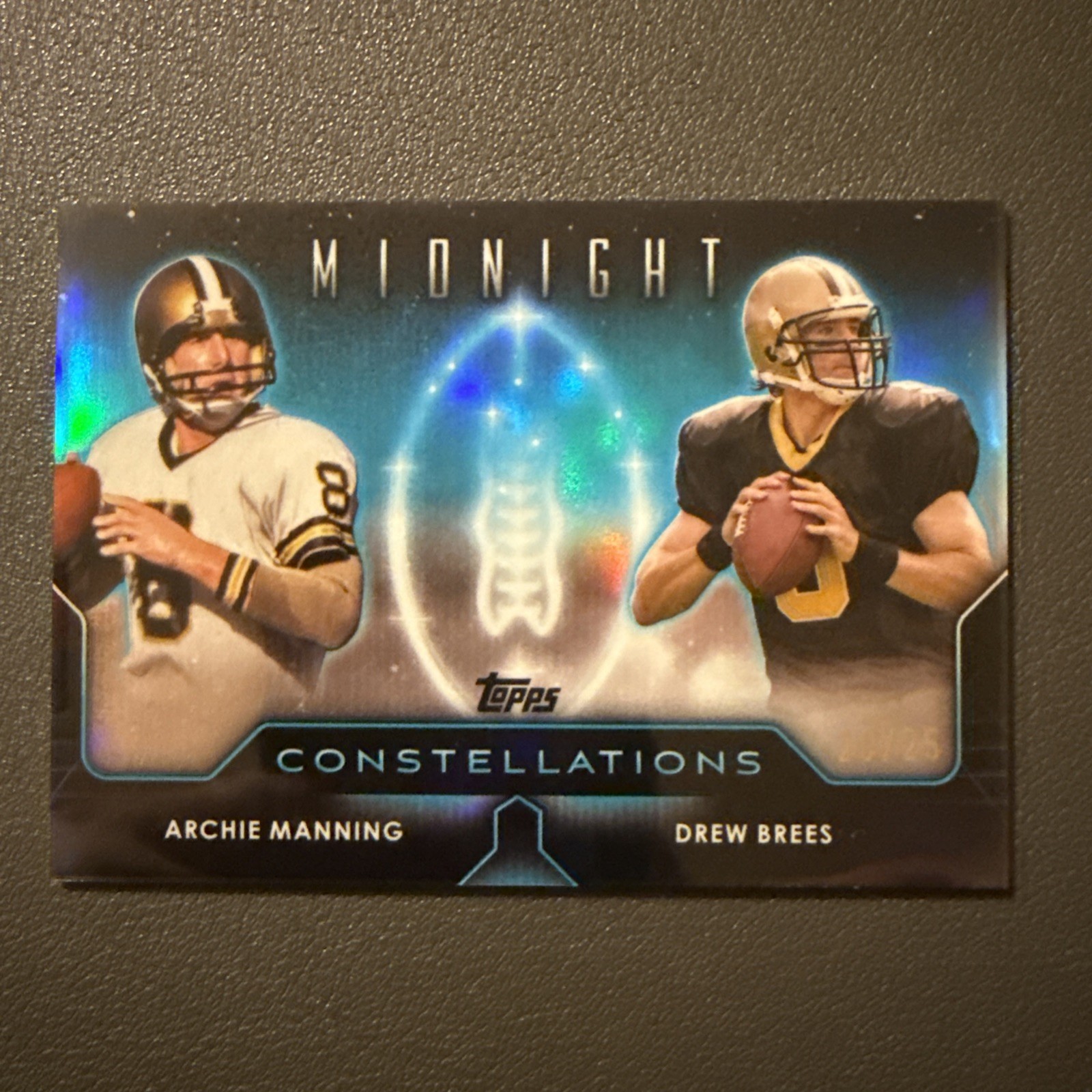 2024 TOPPS MIDNIGHT Constilations ARCHIE MANNING / DREW BREES Moonrise  /25