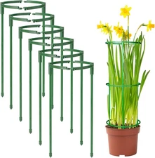 12Packs Plant Support Stakes Half Round for 12pcs plantsupport 