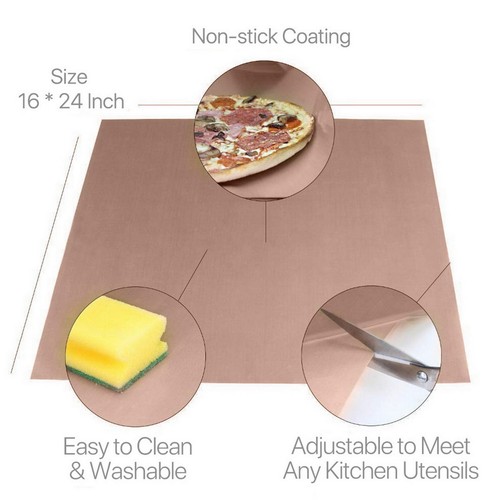 3 Pack PTFE Teflon Sheet 16x24 Inch Heat Press Transfer Non Stick Protective - Picture 8 of 14