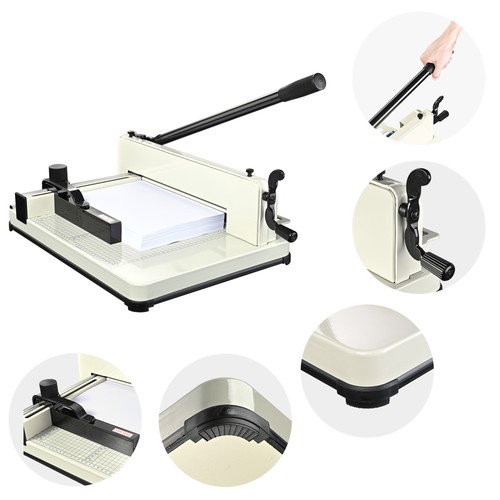 Paper Cutter Trimmer Industrial Guillotine 12" Cut Length Stack Heavy Duty - Picture 7 of 10