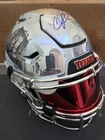 Andre Johnson Signed Full Size Helmet Speedflex Custom Chrome Houston Texans
