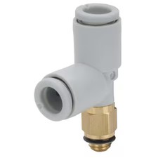 Smc Kq2y04-M5a Push-Fit Tee Fitting, Metric X Push-To-Connect X