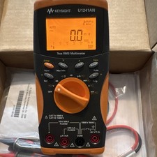 Keysight U1241AN True RMS CAT IV 10000 Count DMM Kit Leads Cal Cert