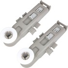 VIALU 2 PACK of W10888592 Dishwasher Dishrack Rollers Assembly for Whirlpool