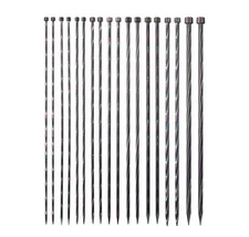 9 PACK NEW Knit Picks 14” Straight Needles, Majestic Wood Set