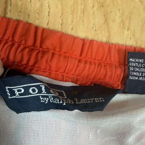 Bañador Polo Sport Ralph Lauren Vintage Para Hombre XL Rojo Verde Rayas - Imagen 5 de 12