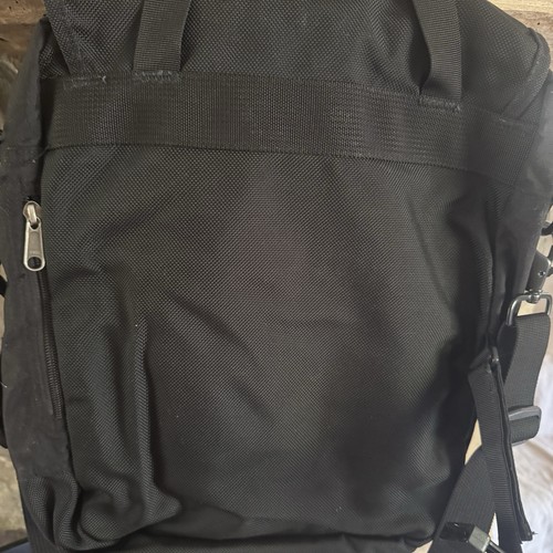 Vintage The North Face Black Canvas Messenger Bag Laptop Bag Briefcase RARE 2000 - 第 6/18 張圖片
