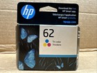 Oryginalny trójkolorowy wkład atramentowy HP 62 exp 3/2026 nowy darmowa wysyłka