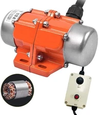 100W Concrete Vibrator Vibration Motor with Speed Controller, AC 110V 3600rpm...