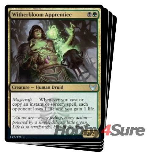 Witherbloom Apprentice X4 M/NM Magic MTG Strixhaven: School Of Mages - Picture 1 of 1