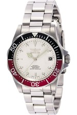 Invicta Pro Diver 9404 Automatic Watch Men's 40mm Stainless St. White Dial Date