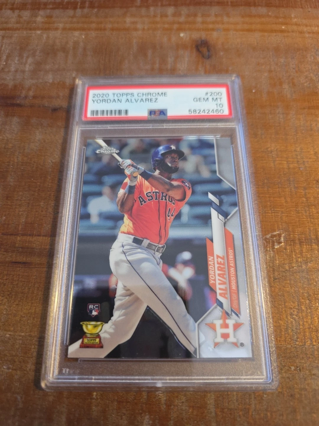 Deal for 2020 Topps Chrome Yordan Alvarez #200 PSA 10 Astros Rookie