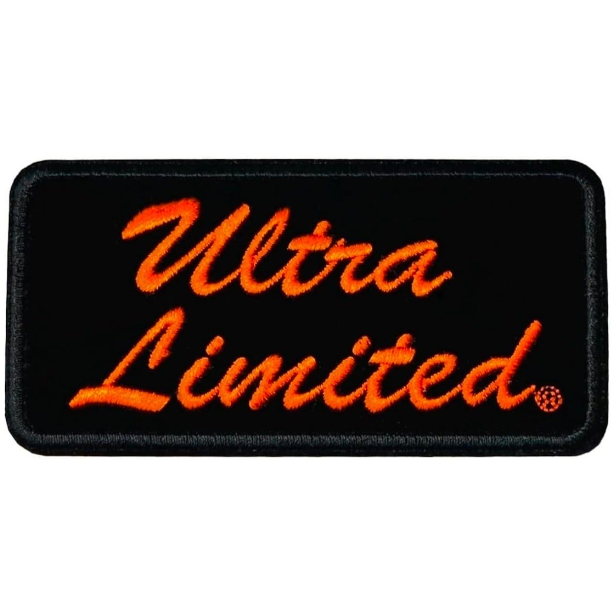 Ultra Limited Embroidered Patch  - iron on sew on 4"x 2"