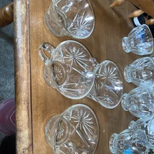 4 Crystal Looking Glasses