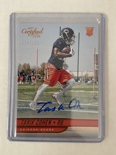 2017 Certified Cuts Rookies Scripts /199 Tarik Cohen #161 Rookie Auto RC