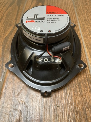 Polk Audio DB571 2-Wege 5 Zoll x 7 Zoll Auto / Marine Lautsprecher 4 Ohm 180 Watt gebraucht - Bild 17 von 17