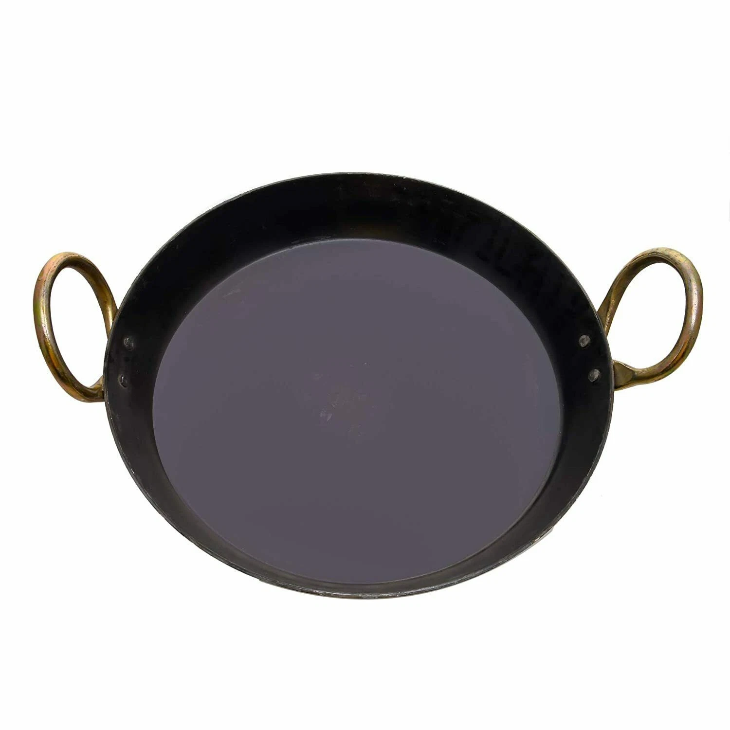 Heavy Base Iron Flat Kadai ,Black (10 inch)
Opens in a new window or tab