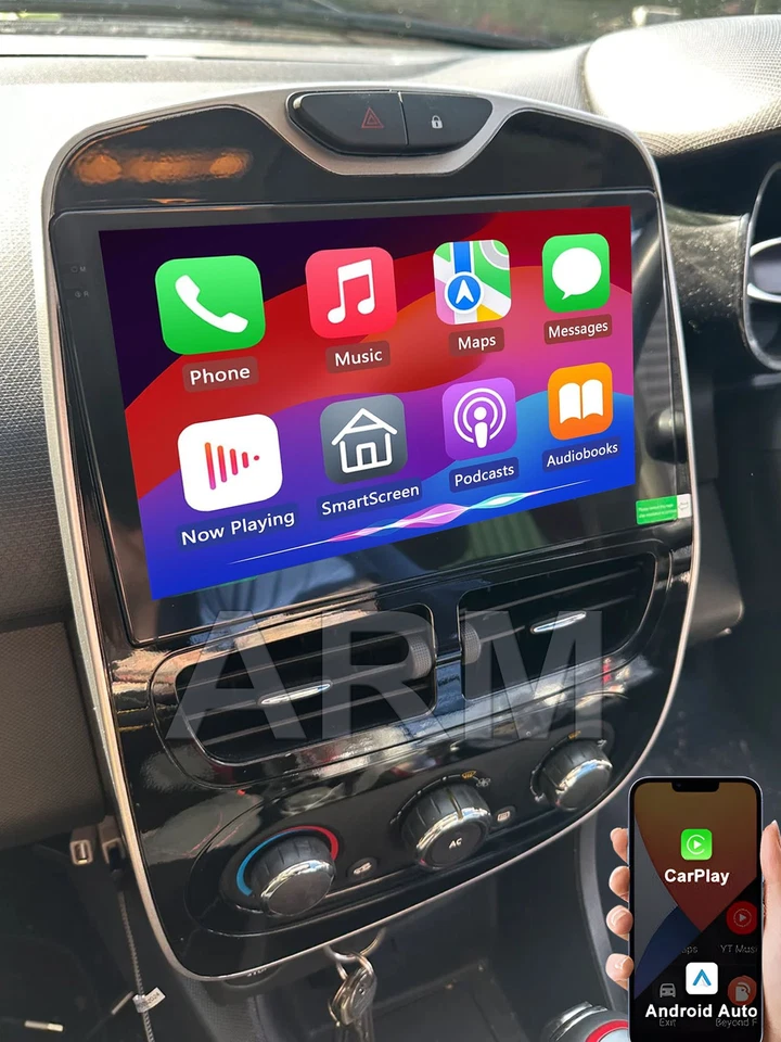 10'' For Renault Clio 4 2012-2019 CarPlay Android 14 Car Stereo Radio GPS 4+64GB - Image 2 of 4