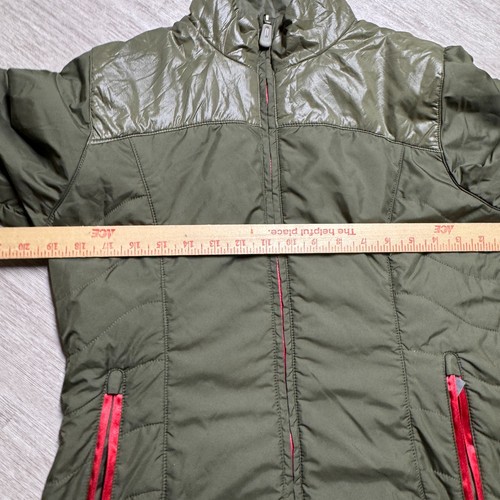 Merrell Jacket Womens Reversible Puffer Full Zip Army Green - Picture 5 of 9