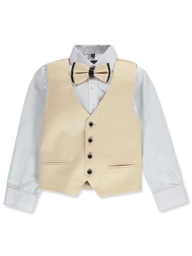 Kids World Boys' 5-Piece Jacquard Suit - Picture 2 of 11