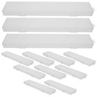  12 Pcs Transparent Chopstick Box Cutlery Storage Portable Holder